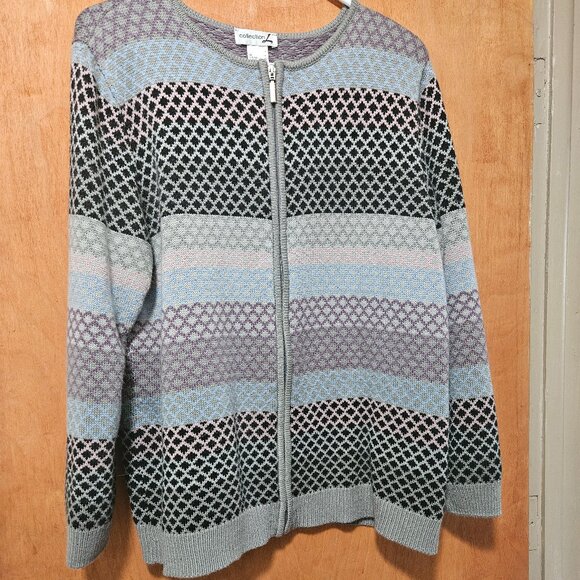 Zippered Cardigan - Picture 1 of 2